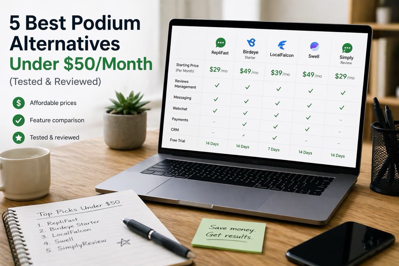 5 Best Podium Alternatives Under $50/Month (Tested & Reviewed)