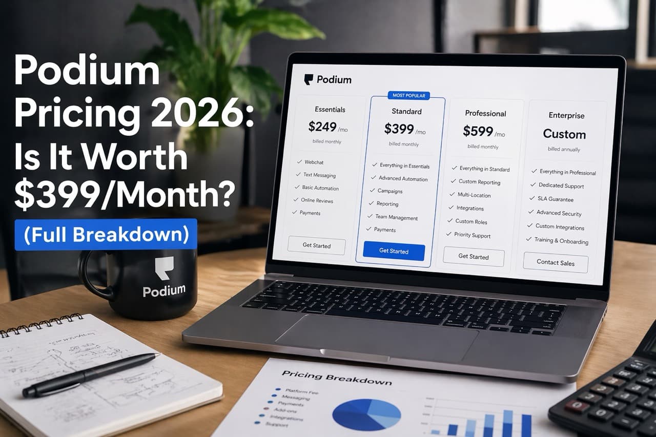 Podium Pricing 2026: Plans, Per Month Cost & Hidden Fees